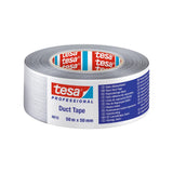 tesa® 4610 Steinband Basic – Gewebeband für Befestigung, Reparatur und Verpackung, PE-beschichtet, grau